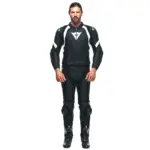 חליפת עור שני חלקים DAINESE Avro 4 שחור לבן – תמונה 4