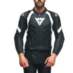 חליפת עור שני חלקים DAINESE Avro 4 שחור לבן – תמונה 5
