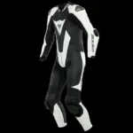 חליפת עור מחלק אחד DAINESE Laguna Seca 5 בשחור ולבן