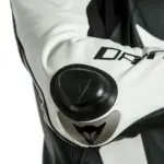 חליפת עור מחלק אחד DAINESE Laguna Seca 5 שחור לבן – תמונה 7