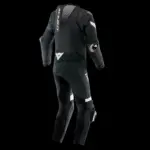 חליפת עור מחלק אחד DAINESE Laguna Seca 6 שחור לבן אנתרציט – תמונה 2