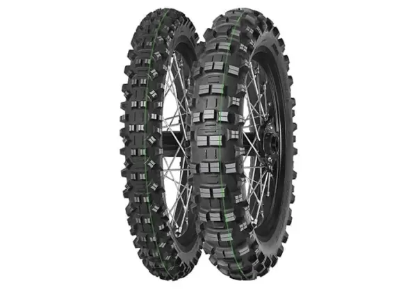 צמיג אחורי לאנדורו MITAS Terra Force-EF Super Light 140/80-18 פס ירוק