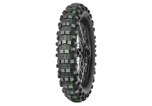 צמיג אחורי MITAS Terra Force-EF Super Soft עם שני פסים ירוקים