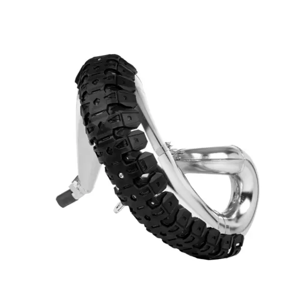 מגן סעפת פוליספורט Polisport Armadillo שחור מותקן על צינור פליטה