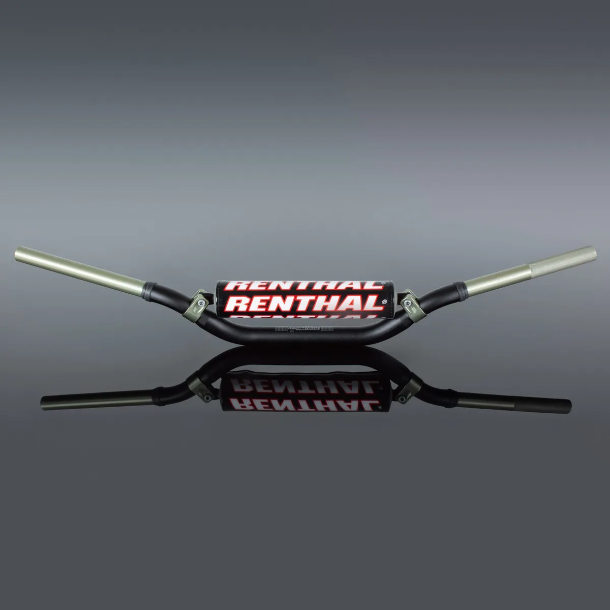 כידון Renthal Twinwall בצבע שחור עם ריפוד מרכזי כידון שטח RENTHAL Twinwall 997 שחור