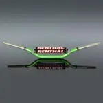כידון Renthal Twinwall בצבע ירוק עם ריפוד מרכזי