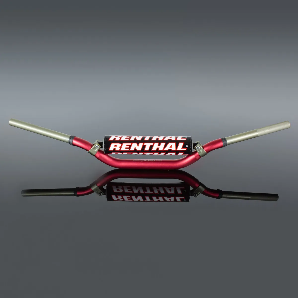 כידון Renthal Twinwall בצבע אדום עם ריפוד מרכזי כידון שטח RENTHAL Twinwall 997 אדום