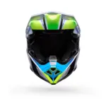 קסדת שטח BELL Moto-10 Spherical Grid לבן כחול צהוב – תמונה 3