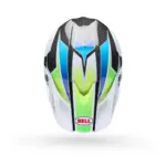 קסדת שטח BELL Moto-10 Spherical Grid לבן כחול צהוב – תמונה 5