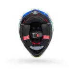 קסדת שטח BELL Moto-10 Spherical Grid לבן כחול צהוב – תמונה 6