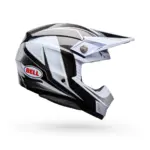 קסדת שטח BELL Moto-10 Spherical Grid בלבן, שחור ואפור