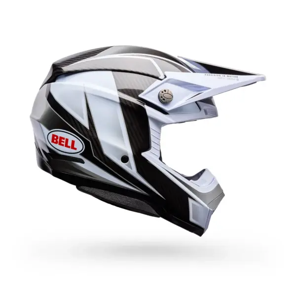 קסדת שטח BELL Moto-10 Spherical Grid בלבן, שחור ואפור