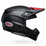 קסדת שטח BELL Moto-10 Spherical בשחור סאטן עם פרטים אדומים