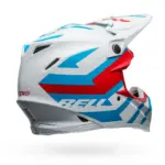 קסדת שטח BELL Moto-9S Flex Banshee לבן אדום – תמונה 7