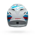 קסדת שטח BELL Moto-9S Flex Banshee לבן אדום – תמונה 8