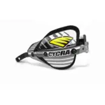 מגני ידיים סגורים CYCRA Factory Pro Bend בצבע לבן שחור