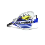 מגני ידיים סגורים CYCRA Factory Pro Bend בצבע לבן כחול
