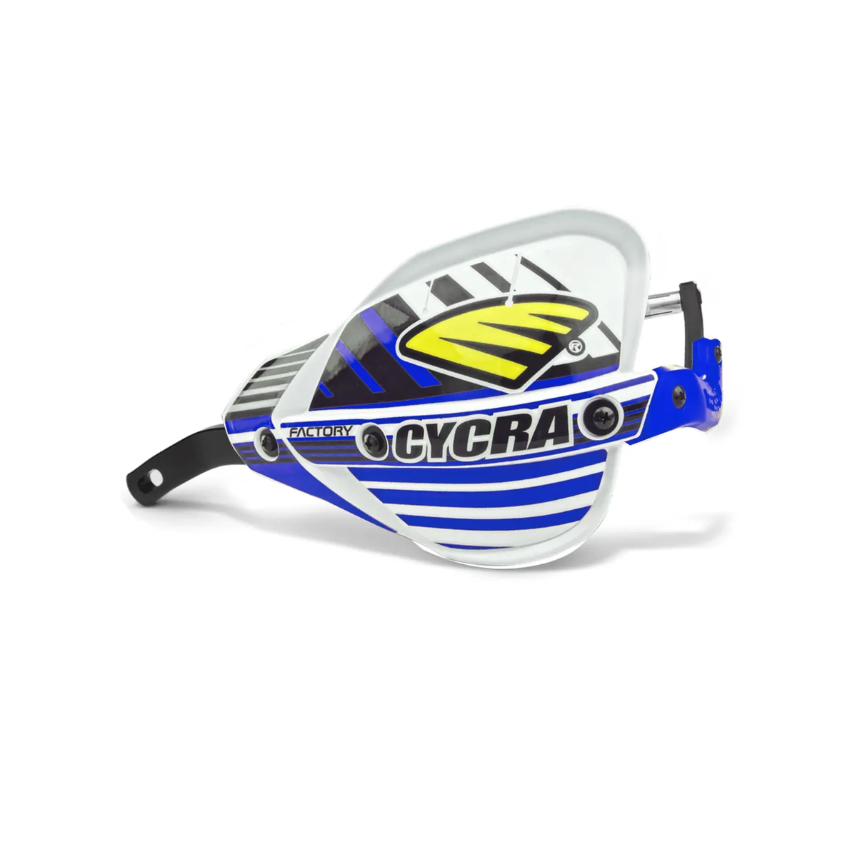 מגני ידיים סגורים CYCRA Factory Pro Bend בצבע לבן כחול מגני ידיים סגורים CYCRA Factory Pro Bend בצבע לבן כחול