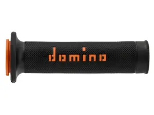 זוג גריפים DOMINO A010 Road Racing בצבע שחור/כתום
