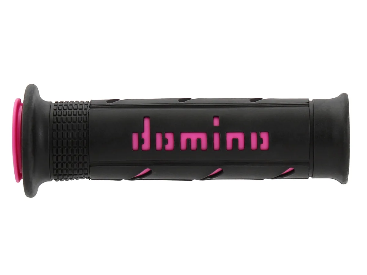 זוג גריפים DOMINO A250 Road Racing בצבע שחור/ורוד פוקסיה זוג גריפים DOMINO A250 Road Racing בצבע שחור/ורוד פוקסיה