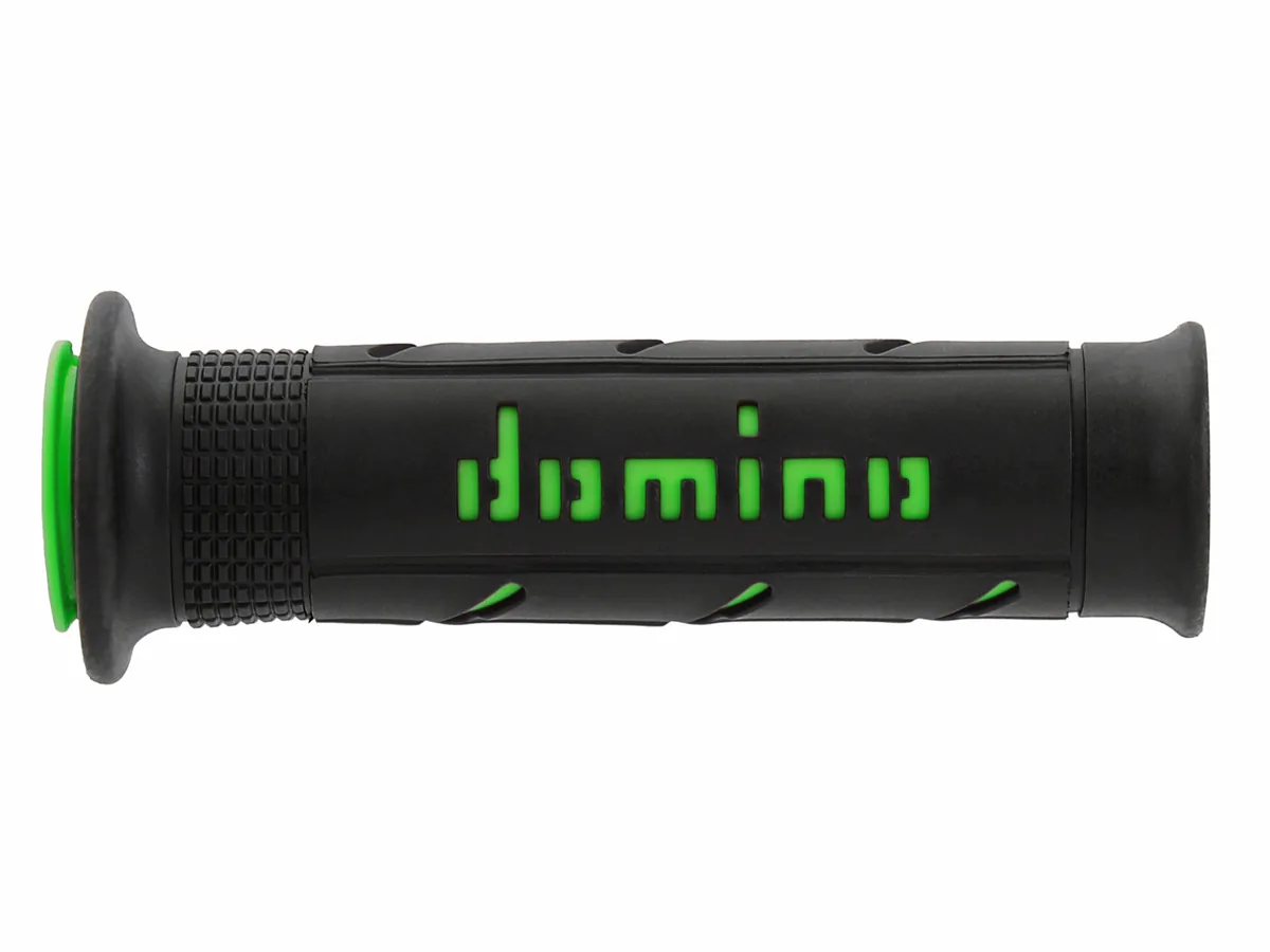 זוג גריפים DOMINO A250 Road Racing בצבע שחור/ירוק זוג גריפים DOMINO A250 Road Racing בצבע שחור/ירוק