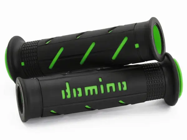 גריפים לאופנוע כביש DOMINO A250 Road Racing שחור/ירוק – תמונה 2