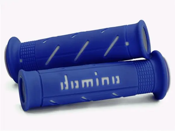 גריפים לאופנוע כביש DOMINO A250 Road Racing כחול/לבן – תמונה 2