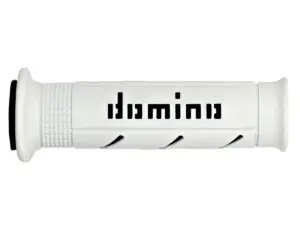 זוג גריפים DOMINO A250 Road Racing בצבע לבן/שחור