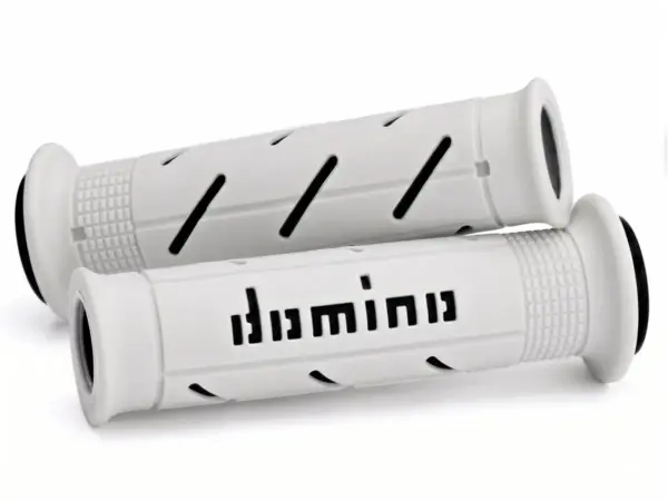גריפים לאופנוע כביש DOMINO A250 Road Racing לבן/שחור – תמונה 2