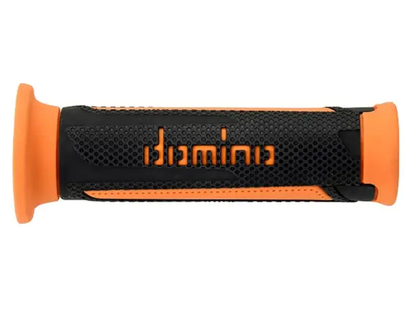 זוג גריפים DOMINO A350 Touring בצבע אנתרציט/כתום