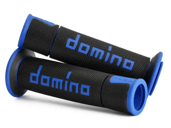 גריפים לאופנוע כביש DOMINO A450 Racing שחור/כחול – תמונה 2