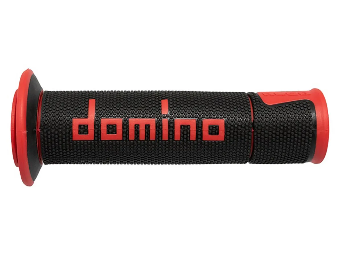 זוג גריפים DOMINO A450 Racing בצבע שחור/אדום זוג גריפים DOMINO A450 Racing בצבע שחור/אדום