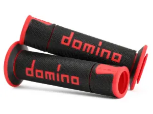 גריפים לאופנוע כביש DOMINO A450 Racing שחור/אדום – תמונה 2