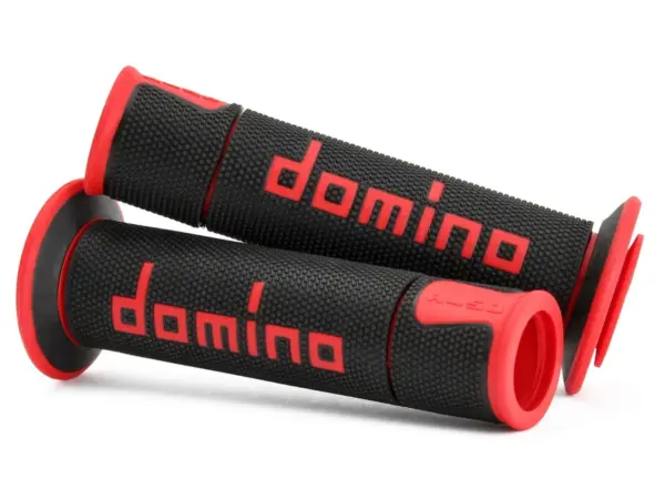 גריפים לאופנוע כביש DOMINO A450 Racing שחור/אדום – תמונה 2