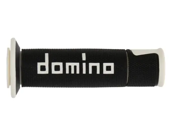זוג גריפים DOMINO A450 Racing בצבע שחור/לבן