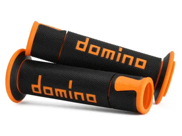 גריפים לאופנוע כביש DOMINO A450 Racing כתום/שחור – תמונה 2