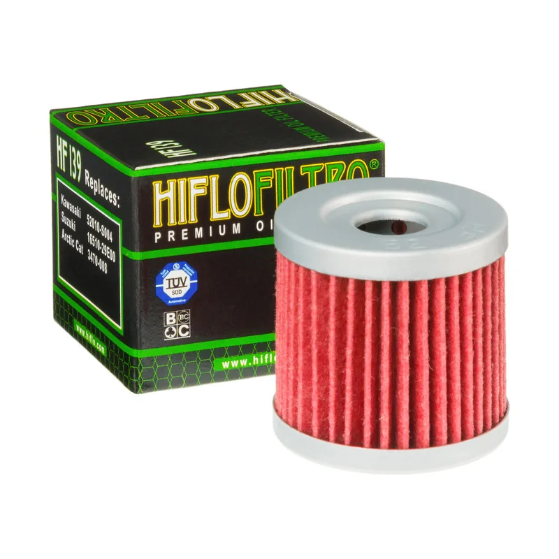 מסנן שמן HIFLOFILTRO HF139 ליד האריזה מסנן שמן HIFLOFILTRO HF139 ליד האריזה