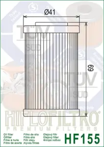 מסנן שמן HIFLOFILTRO HF155 – תמונה 2