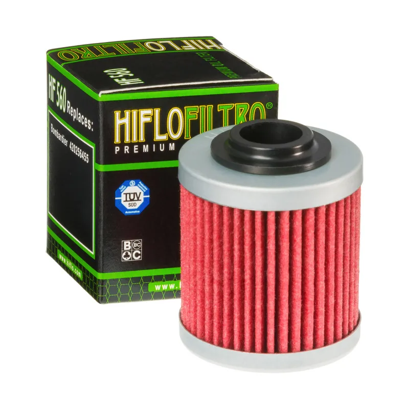 מסנן שמן HIFLOFILTRO HF560 ליד האריזה מסנן שמן HIFLOFILTRO HF560 ליד האריזה