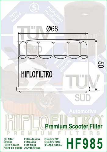 מסנן שמן HIFLOFILTRO HF985 – תמונה 2