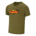 חולצת טי לילדים KTM Racing ירוק זית