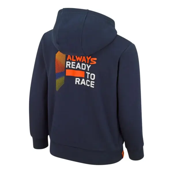 קפוצ'ון רוכסן לילדים KTM Racing כחול כהה – תמונה 2