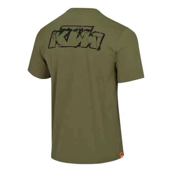 חולצת טי KTM Logo T-Shirt ירוק זית – תמונה 2
