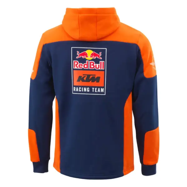 קפוצ'ון רוכסן KTM Replica Team כחול כהה כתום – תמונה 2