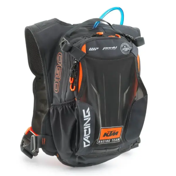תיק שתייה KTM Team Baja שחור כתום עם שלפוחית מים
