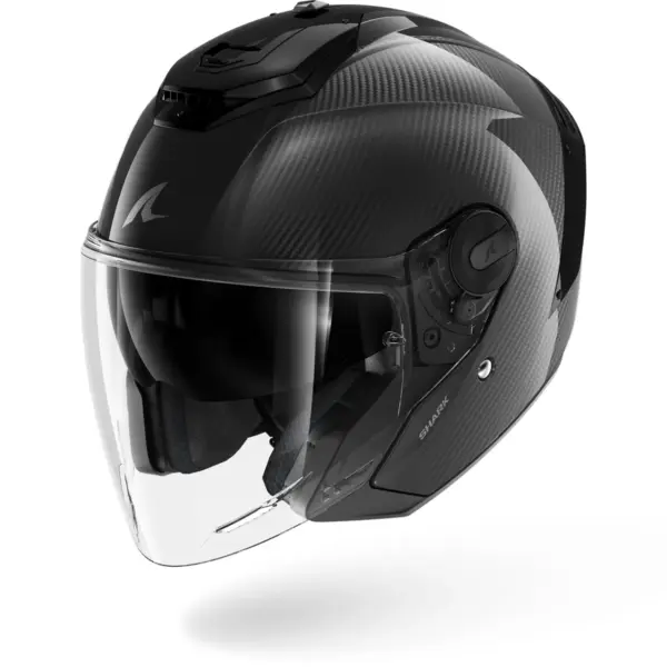 קסדה פתוחה SHARK RS Jet Carbon Skin קרבון שחור