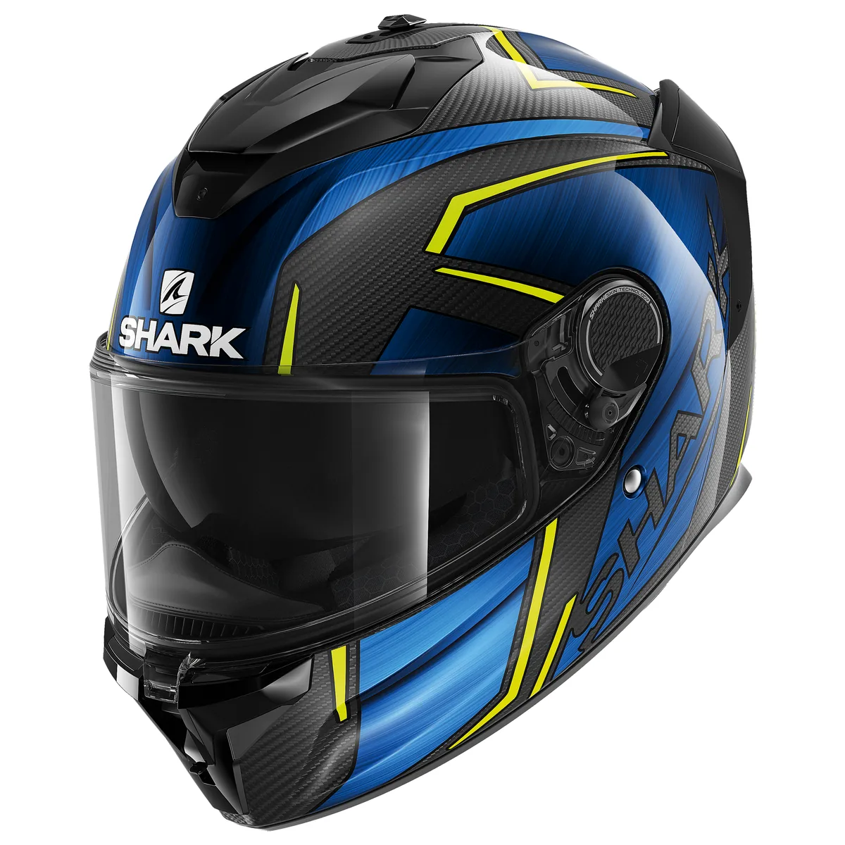 קסדה מלאה SHARK Spartan GT Carbon Kromium קרבון וכחול קסדה מלאה SHARK Spartan GT Carbon Kromium קרבון וכחול