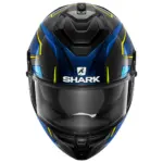 קסדה מלאה SHARK Spartan GT Carbon Kromium קרבון כחול – תמונה 3