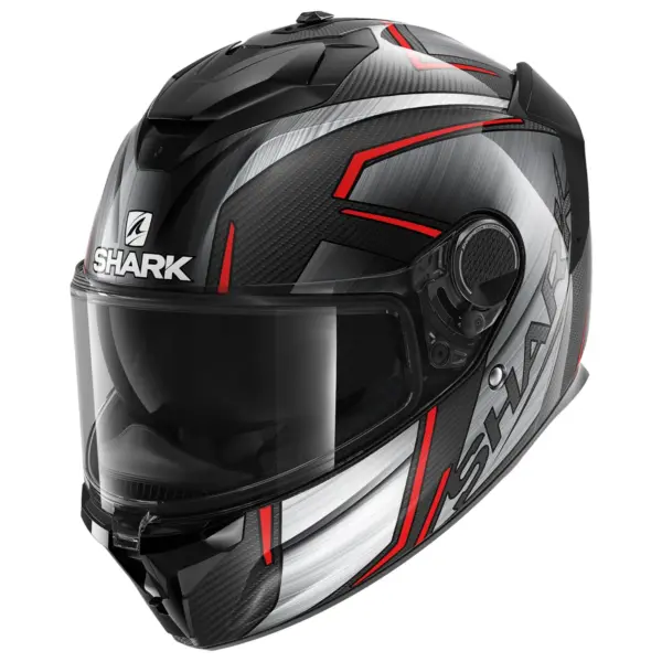 קסדה מלאה SHARK Spartan GT Carbon Kromium קרבון ואדום