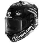 קסדה מלאה SHARK Spartan GT Carbon רפליקה Redding מט בשחור, לבן ואפור